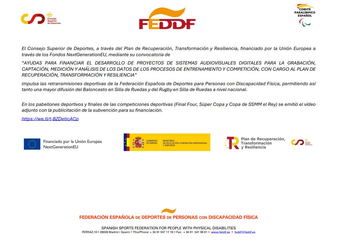 CSD - Fondos Next Generation-Retransmisiones
