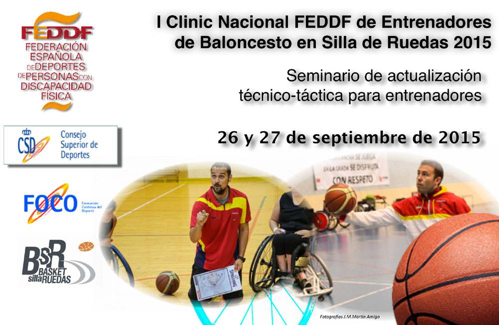 I CLINIC NACIONAL DE ENTRENADORES DE BALONCESTO EN SILLA DE RUEDAS 2015