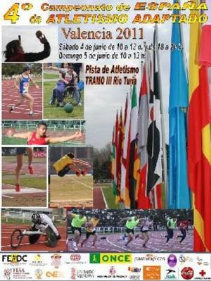 EL CAMPEONATO DE ESPA&Ntilde;A DE ATLETISMO IPC VALENCIA 2011, A PUNTO DE DAR EL PISTOLETAZO DE SALIDA