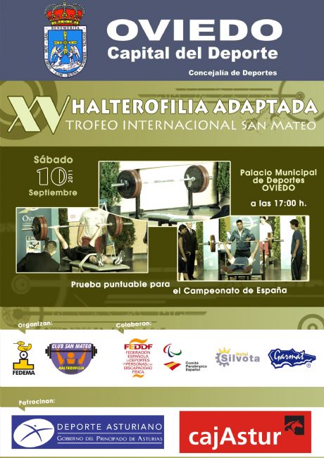 XV TROFEO ÃâCIUDAD DE OVIEDOÃâ DE HALTEROFILIA ADAPTADA 