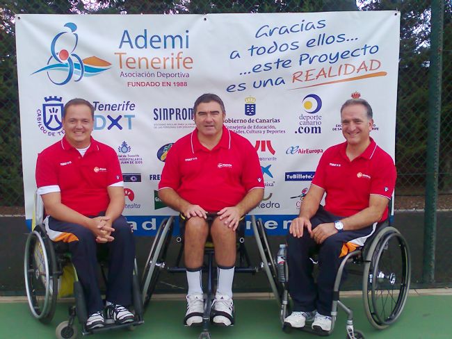 CARLOS PINA, CAMPE&Oacute;N DEL OPEN Â“CIUDAD DE TENERIFEÂ” DE TENIS EN SILLA DE RUEDAS