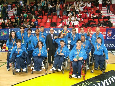 ARAG&Oacute;N, PA&Iacute;S VASCO Y ANDALUC&Iacute;A COPARON EL P&Oacute;DIUM DEL ESCOLAR DE SILLA DE RUEDAS