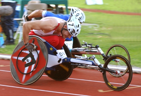 JUEGOS DEL MEDITERR&Aacute;NEO.ROGER PUIGBO SE CLASIFICA PARA LA FINAL DE 1500 M EN SILLA