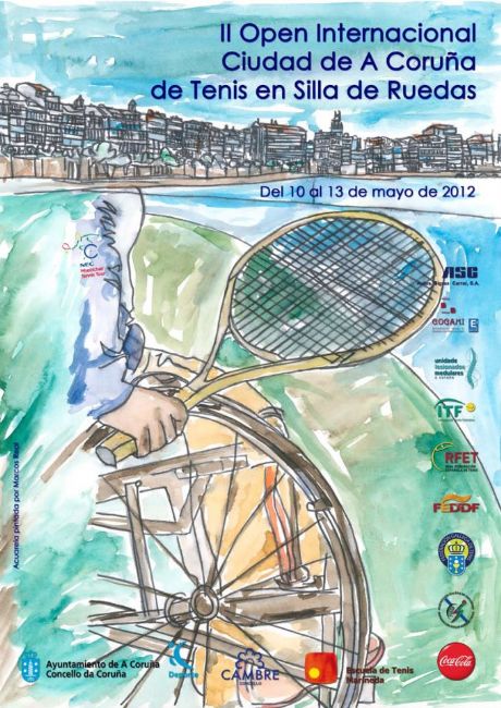 &Aacute;lvaro Illobre, Quico Tur y Lola Ochoa aspiran a llevarse el II Open Ciudad de A Coru&ntilde;a de Tenis en Silla de Ruedas