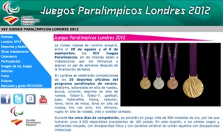 LA WEB. www.paralimpicos.es OFRECE UN ESPECIAL CON TODA LA INFORMACI&Oacute;N DE LOS DEPORTISTAS ESPA&Ntilde;OLES EN LONDRES 2012