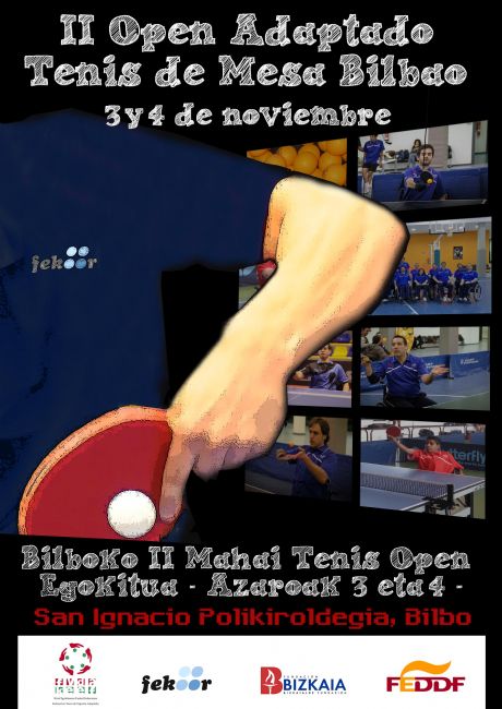 II OPEN DE BILBAO DE TENIS DE MESA ADAPTADO. (2012)
