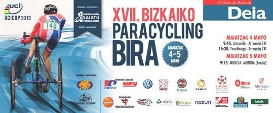 LA FUNDACI&Oacute;N SAIATU ORGANIZA LA XVII BIZKAIKO BIRA QUE REUNIR&Aacute; A LA &Eacute;LITE PARAL&Iacute;MPICA DEL CICLISMO LOS D&Iacute;AS 4 Y 5 DE MAYO.