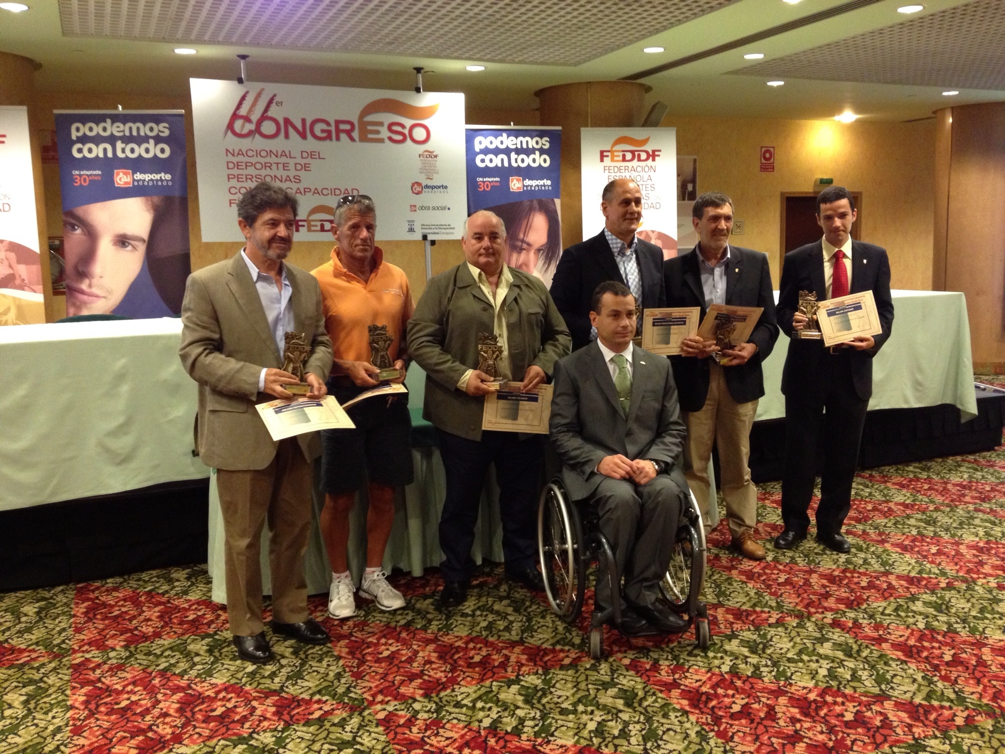 HOY DOMINGO 16 DE JUNIO, EN LOS SALONES DEL HOTEL BOSTON DE ZARAGOZA, HA TENIDO LUGAR EL ACTO DE ENTREGA DE LOS 