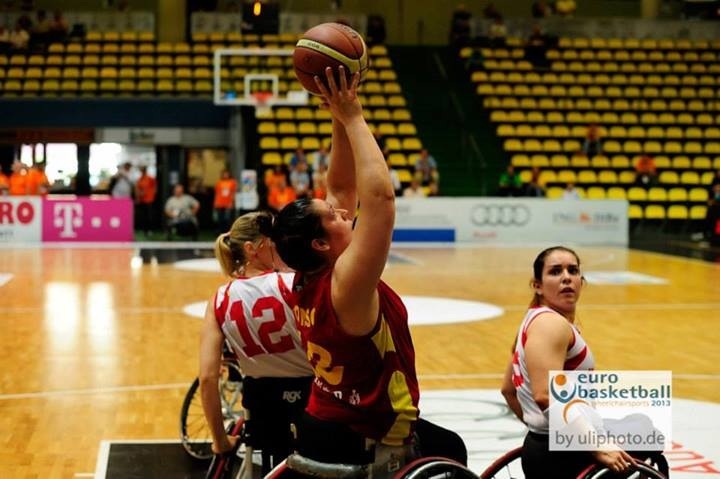 LA SELECCI&Oacute;N FEMENINA DE BALONCESTO EN SILLA DE RUEDAD CONSIGUE LA QUINTA PLAZA EN EL EUROPEO. 
