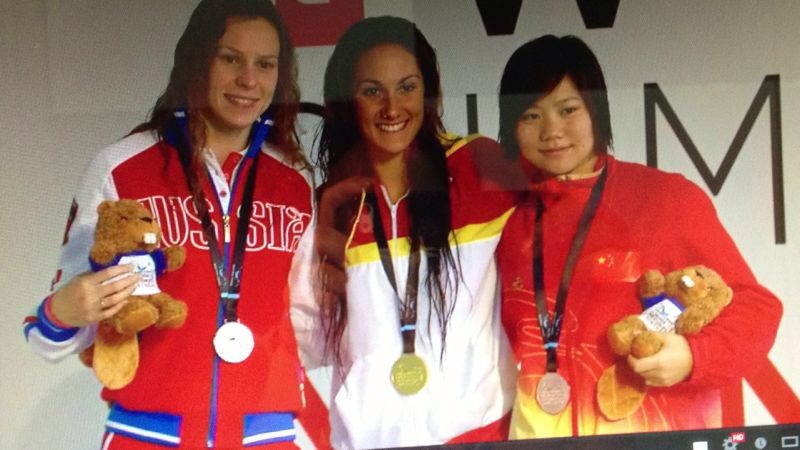 PRIMERA MEDALLA DE ORO EN LOS MUNDIALES DE NATACI&Oacute;N IPC PARA SARAI GASC&Oacute;N