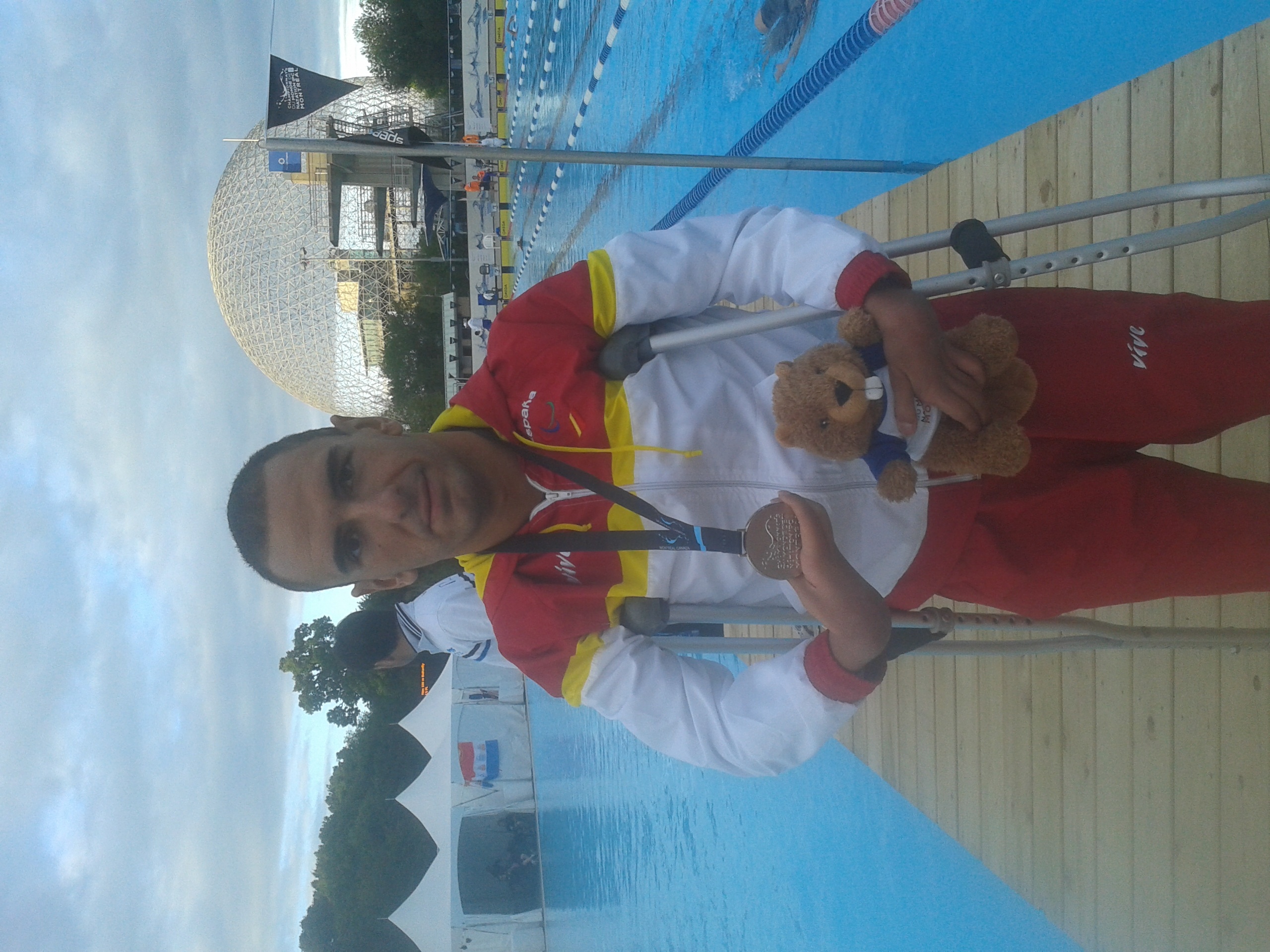LA TERCERA JORNADA DE LOS MUNDIALES DE NATACI&Oacute;N IPC, DEPAR&Oacute; LA SEPTIMA MEDALLA PARA LOS NADADORES DE LA FEDDF, MIGUEL CONSIGUI&Oacute; LA PLATA EN 50 M LIBRES.