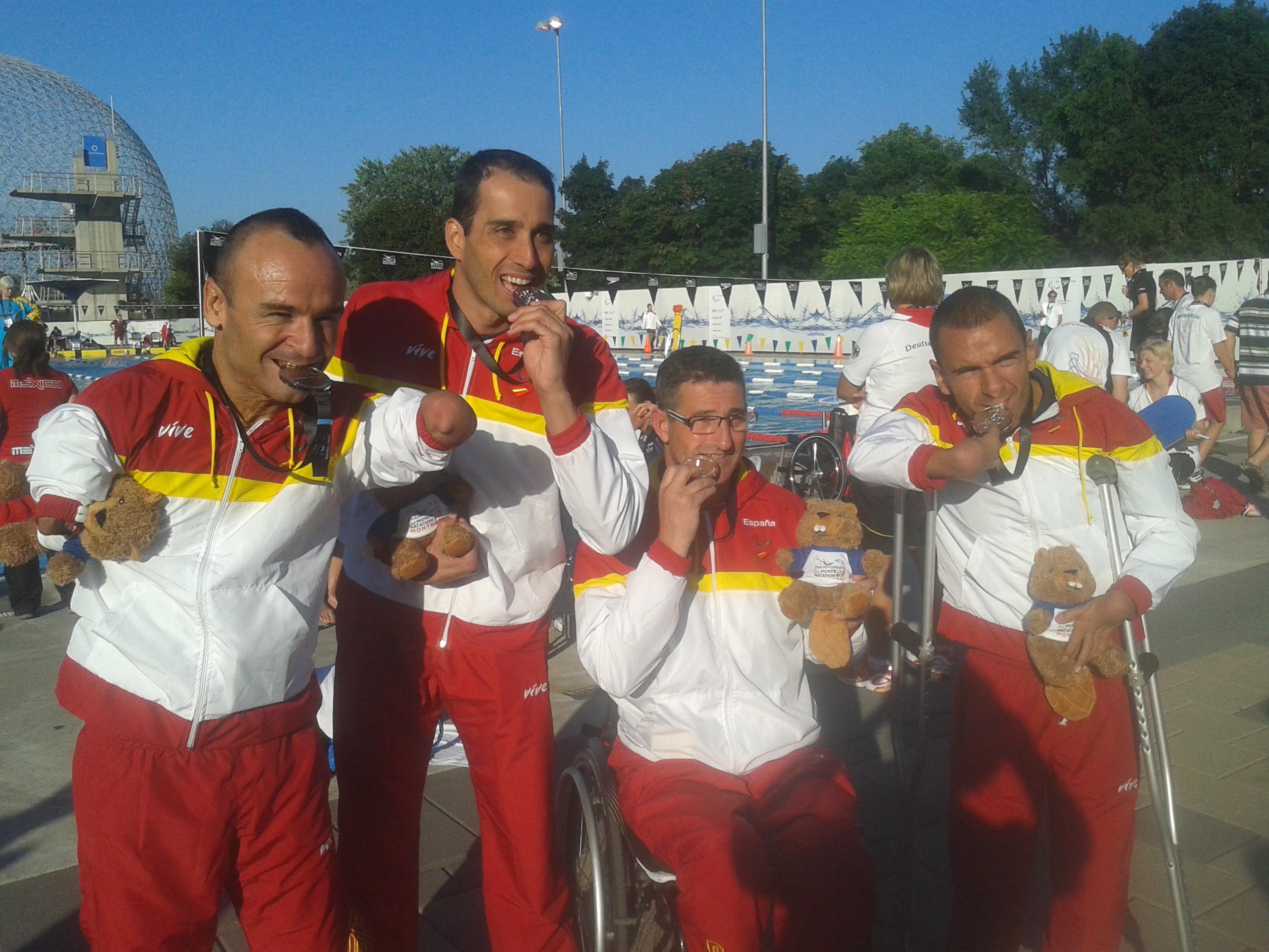 BRILLANTE ACTUACI&Oacute;N DE LOS NADADORES DE LA FEDDF EN LA SEXTA JORNADA DE LOS MUNDIALES DE NATACI&Oacute;N IPC QUE SE EST&Aacute;N DISPUTANDO EN MONTREAL. 