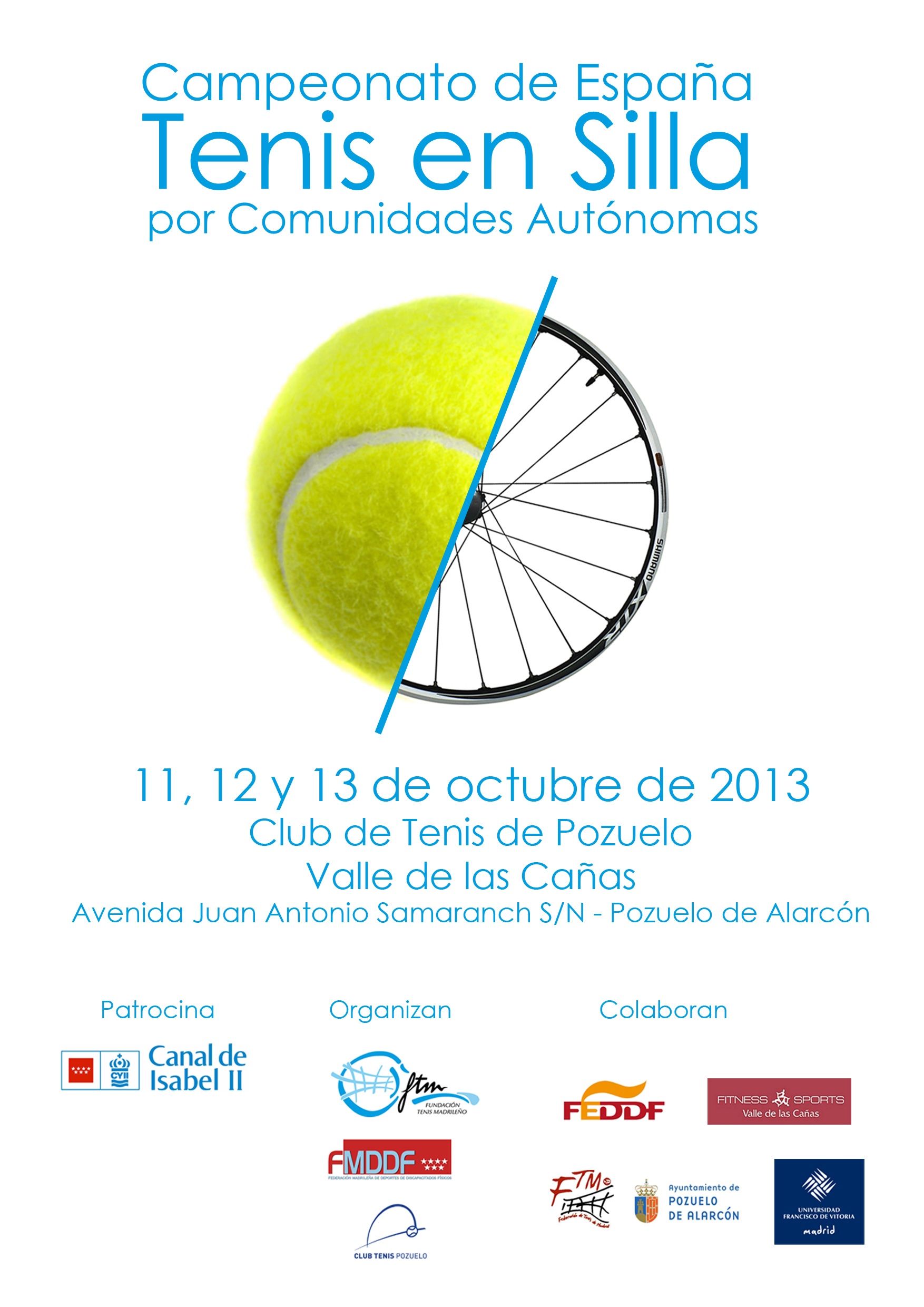 ESTE FIN DE SEMANA TENDR&Aacute; LUGAR EN POZUELO DE ALARC&Oacute;N EL CAMPEONATO DE ESPA&Ntilde;A DE TENIS EN SILLA POR COMUNIDADES AUT&Oacute;NOMAS