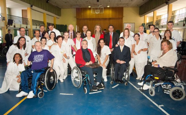 LA  INFANTA DO&Ntilde;A ELENA VISIT&Oacute; AYER MARTES EL HOSPITAL NACIONAL DE PARAPL&Eacute;JICOS DE TOLEDO, PARA COMPROBAR LA EJECUCI&Oacute;N DEL PROGRAMA Â“ESCUELA DEPORTIVA FUNDACI&Oacute;N MAPFRE / FEDDF DEL HNPT.