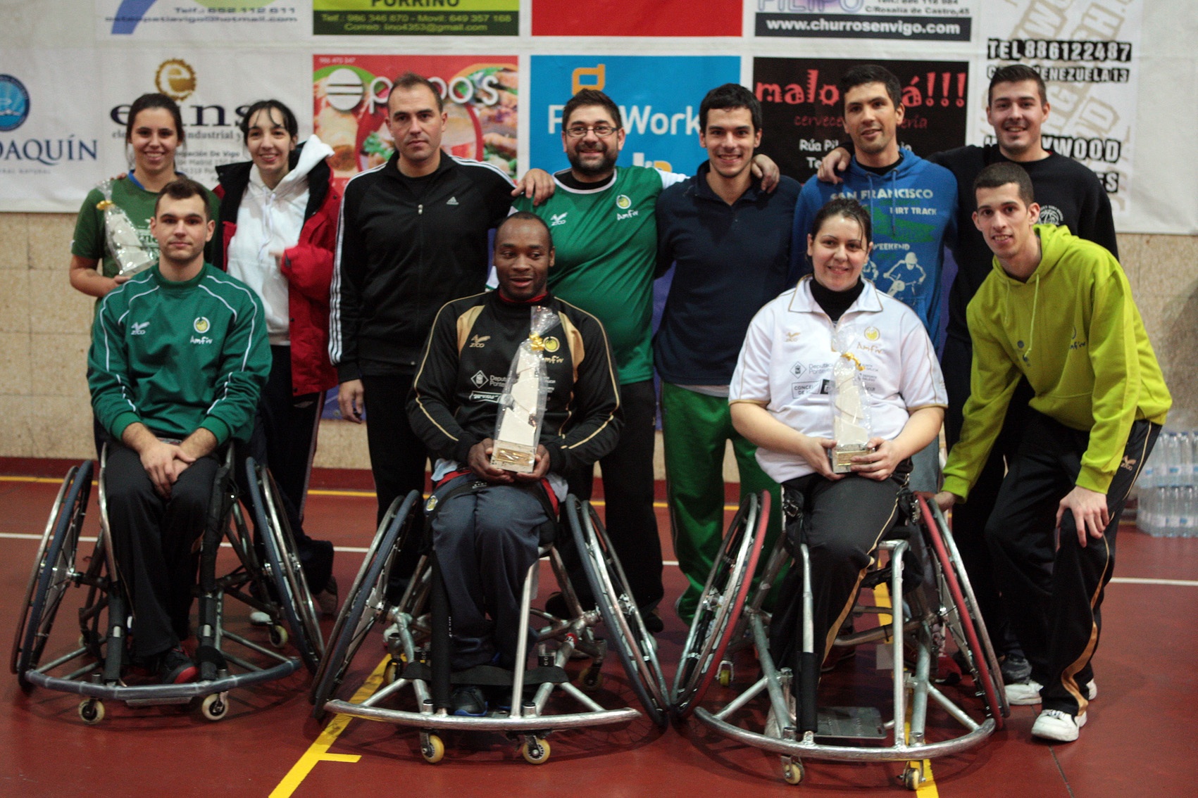 SEDONAS, HOTWHEELS Y SUERTE , CAMPEONES DEL I TORNEO 3 X 3 SOLIDARIO DE BALONCESRO EN SILLA DE RUEDAS.