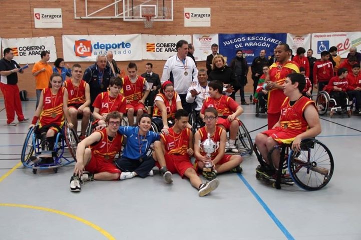 CAI DEPORTE ADAPTADO REPRESENTAR&Aacute; A ARAG&Oacute;N EN EL CAMPEONATO ESCOLAR DE BALONCESTO EN SILLA DE RUEDAS