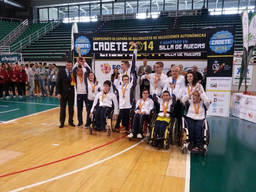 ARAG&Oacute;N SE PROCLAMA CAMPE&Oacute;N DE ESPA&Ntilde;A POR COMUNIDADES AUT&Oacute;NOMAS EN EDAD ESCOLAR DE BALONCESTO EN SILLA DE RUEDAS.