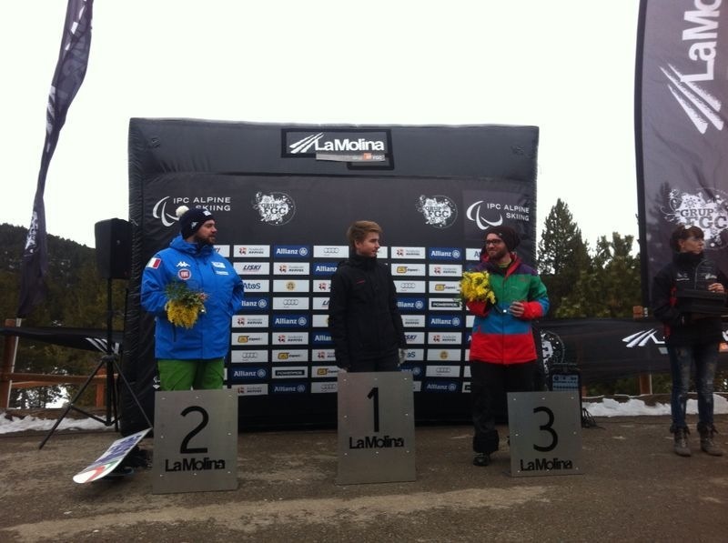 EL ESPA&Ntilde;OL ADRI&Aacute;N  GARC&Iacute;A CONSIGUE LA MEDALLA DE BRONCE EN LA PRIMERA JORNADA DE LAS FINALES DE LA COPA DEL MUNDO IPCAS DE SNOWBOARD QUE SE DISPUTA EN LA MOLINA.