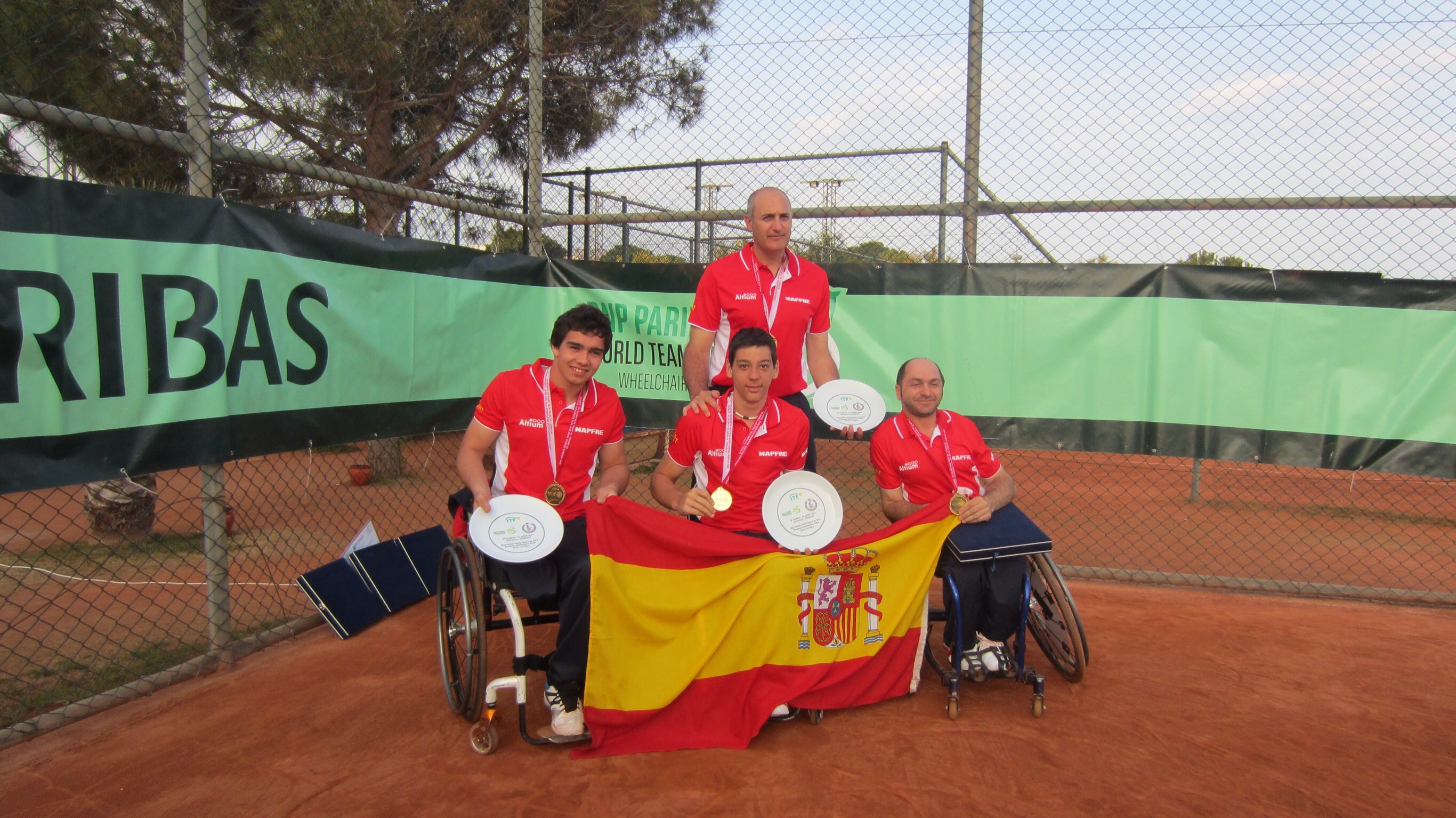 ESPA&Ntilde;A SE CLASIFICA PARA DISPUTAR EL MUNDIAL DE TENIS EN SILLA DE RUEDAS A CELEBRAR EN MAYO EN HOLANDA, TRAS VENCER EN LA FINAL DE LA FASE PREVIA A SUIZA