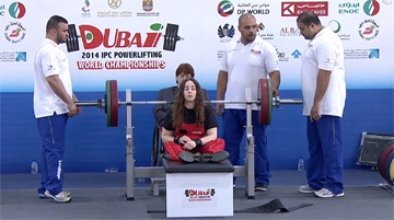 LOIDA ZABALA, CUARTA EN EL CAMPEONATO DEL MUNDO DE HALTEROFILIA DE DUBAI