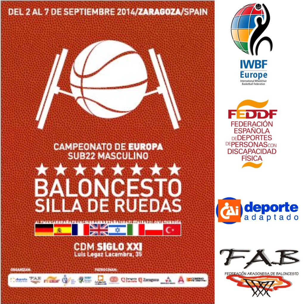 UNOS 200 VOLUNTARIOS TRABAJAR&Aacute;N DIARIAMENTE CON MOTIVO DEL CTO DE EUROPA SUB22 DE BALONCESTO EN SILLA DE RUEDAS , QUE TENDR&Aacute; LUGAR DEL 2 AL 7 DE SEPTIEMBRE EN ZARAGOZA.