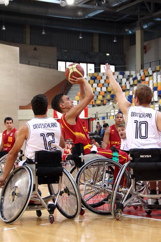 SEGUNDA JORNADA DEL CAMPEONATO DE EUROPA SUB22 DE BALONCESTO EN SILLA DE RUEDAS , QUE HA SUPUESTO LA PRIMERA DERROTA DE LA SELECCI&Oacute;N ESPA&Ntilde;OLA POR 50 Â– 33 CONTRA ALEMANIA