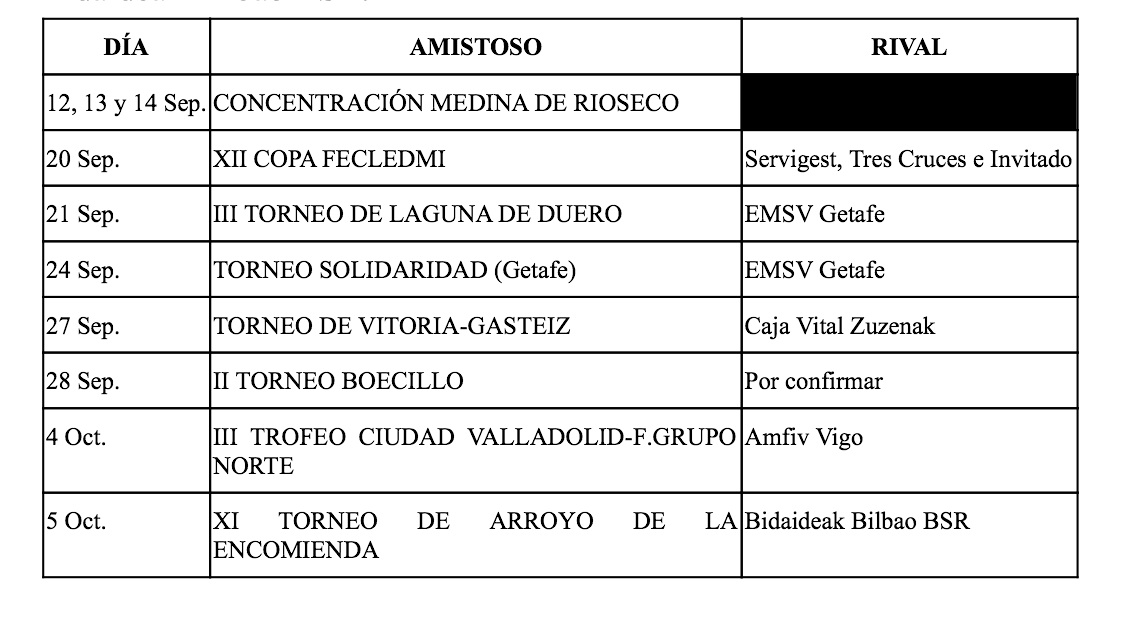 PRETEMPORADA FUNDACI&Oacute;N GRUPO NORTE