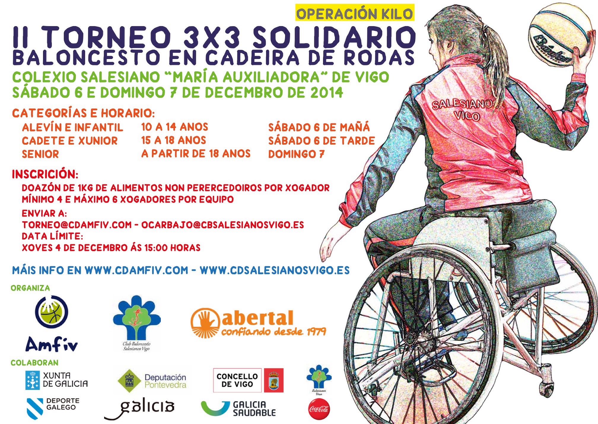 TORNEO 3 X 3 SOLIDARIO DE BALONCESTO EN SILLLA DE RUEDAS