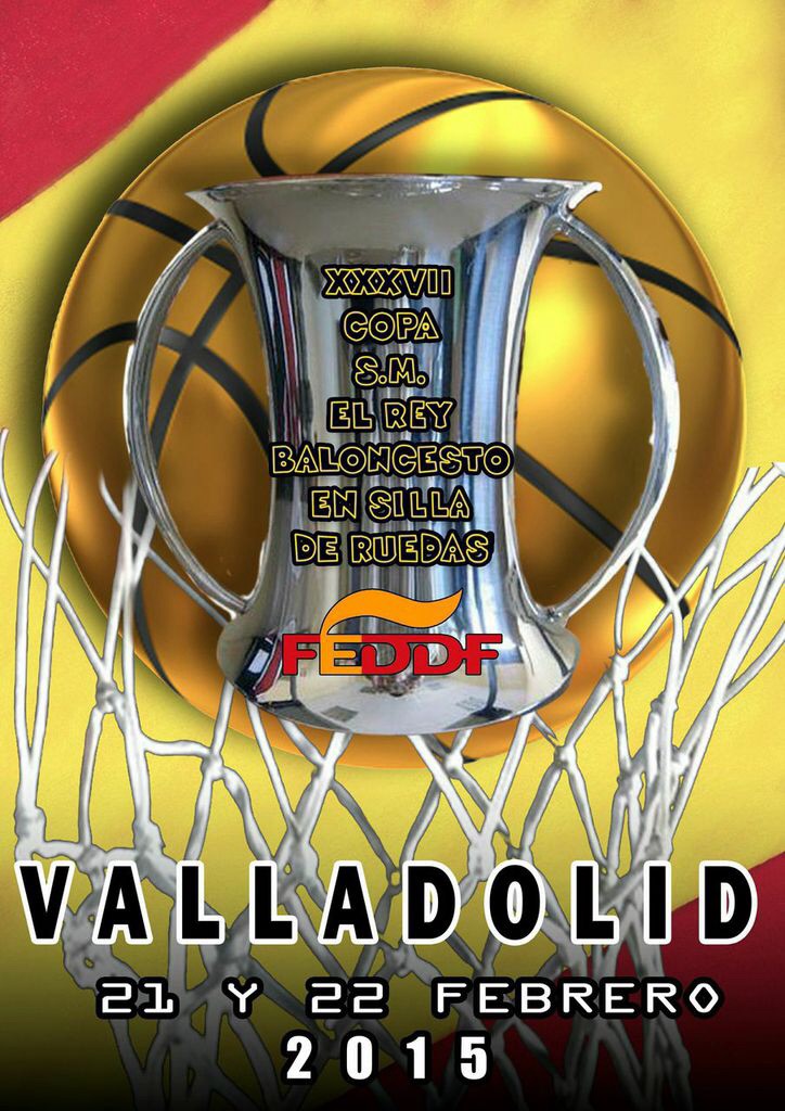 YA SE CONOCEN LOS OCHO EQUIPOS QUE DISPUTAR&Aacute;N LA XXXVII COPA DE S.M EL REY DE BALONCESTO EN SILLA DE RUEDAS QUE TENDR&Aacute; LUGAR EL 21 Y 22 DE FEBRERO DE 2015 EN VALLADOLID. EL 14 DE ENERO SE REALIZAR&Aacute; EL SORTEO.