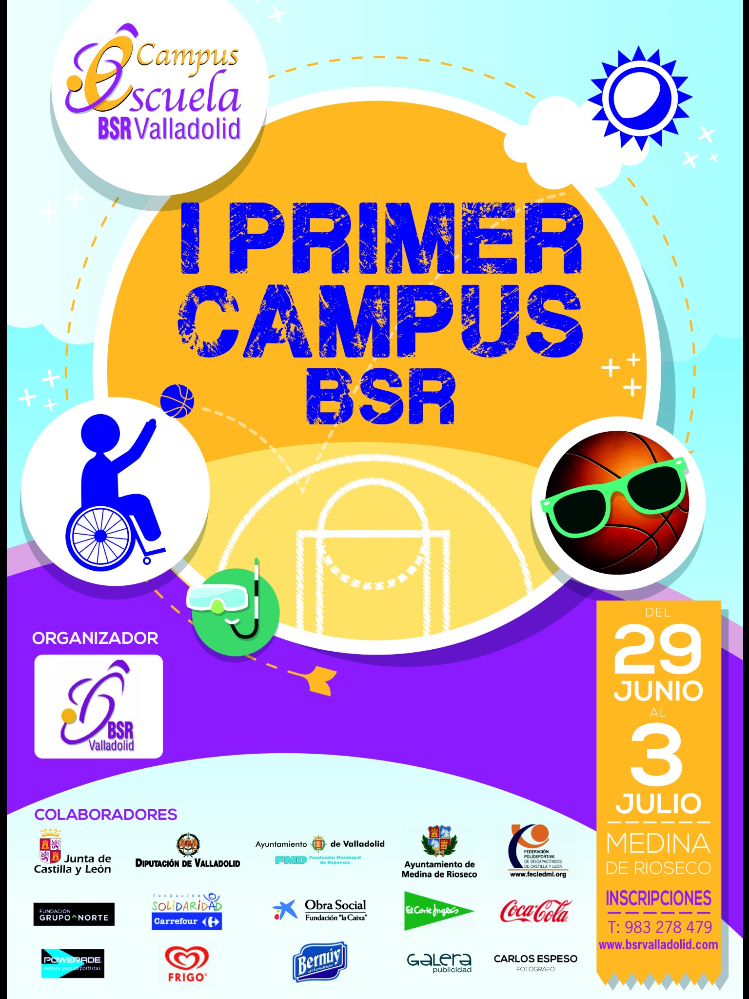 Deporte, diversi&oacute;n, convivencia y autonom&iacute;a personal en el I Campus del BSR Valladolid