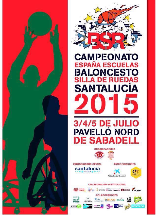 Retransmisiones en directo de los partidos del Campeonato de Espa&ntilde;a de Escuelas de Baloncesto en Silla de Ruedas Santaluc&iacute;a