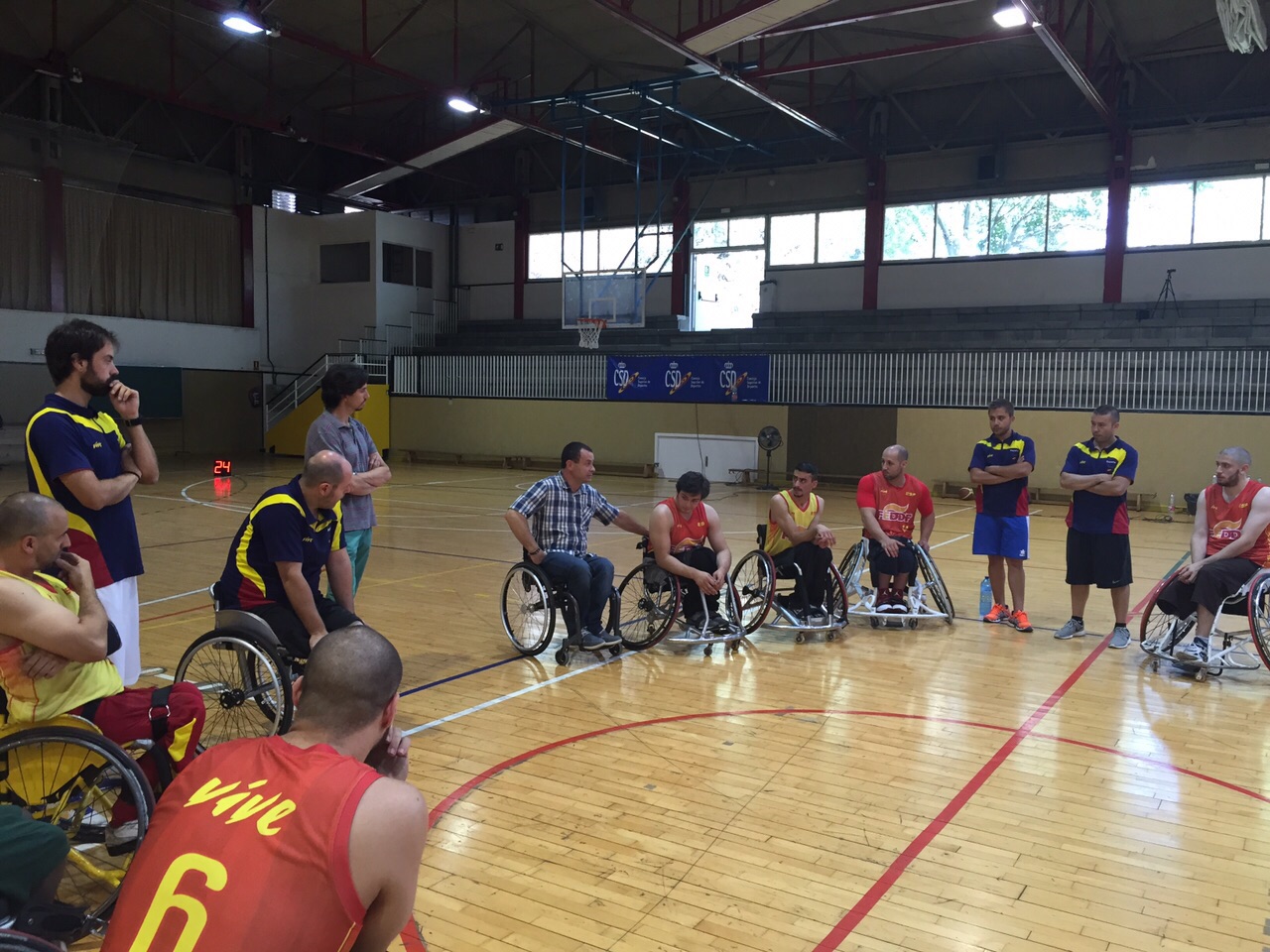 La selecci&oacute;n masculina de BSR afin&oacute; su puesta a punto en el CAR de Madrid