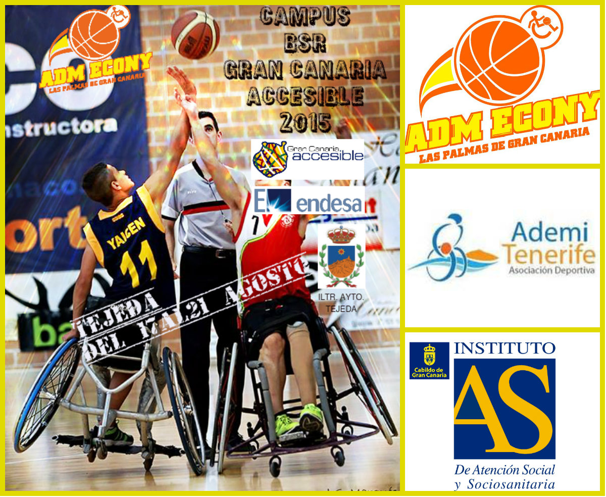 ​Campus de verano de baloncesto en silla de ruedas en Gran Canaria (17-20 de agosto)