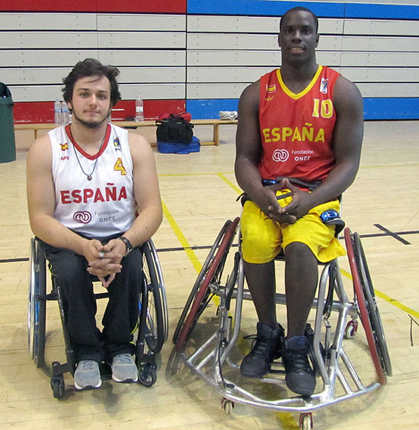Entrevista a Daniel Stix y Amadou Diallo, los debutantes de Espa&ntilde;a en el Europeo de Baloncesto en Silla de Ruedas