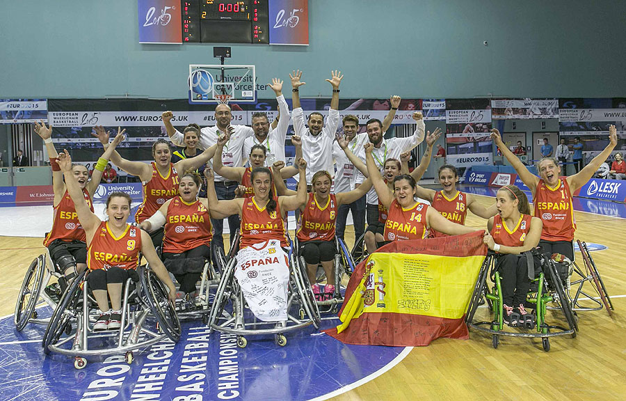 La selecci&oacute;n femenina acaba quinta en el Europeo de Baloncesto en Silla de Ruedas