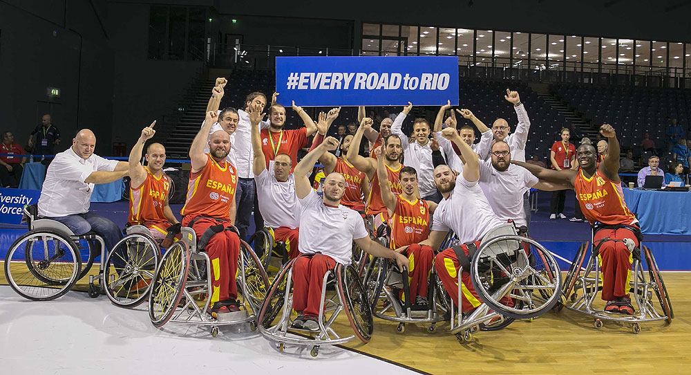 La selecci&oacute;n masculina de baloncesto en silla de ruedas, clasificada para R&iacute;o 2016