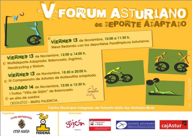 V  FORUM ASTURIANO DE DEPORTE ADAPTADO