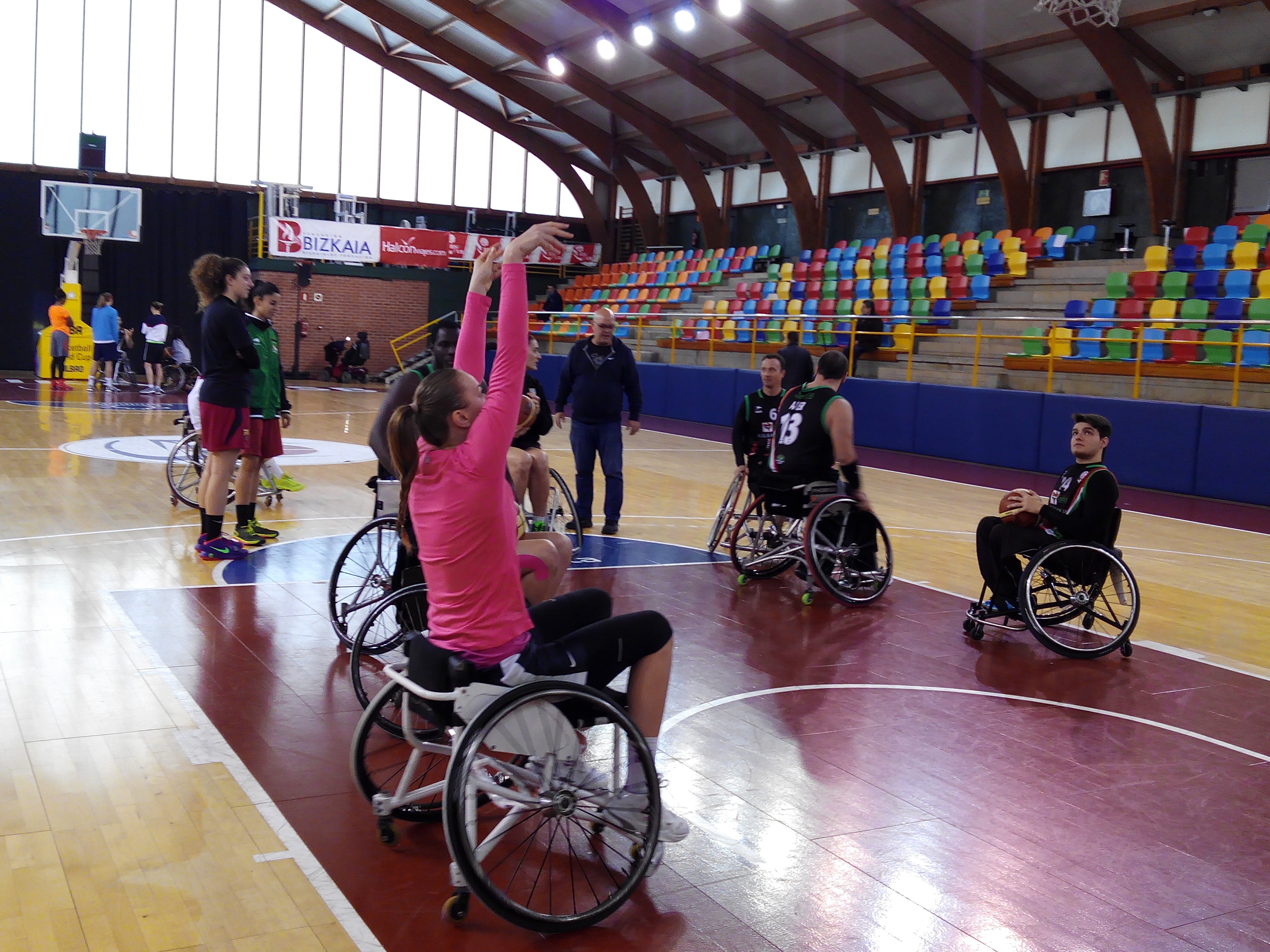 Bidaideak Bilbao BSR y Gernika Kesb realizan un entrenamiento conjuntamente
