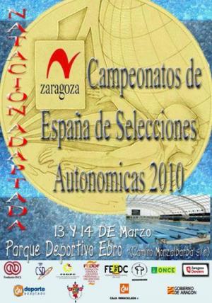 CAMPEONATOS DE ESPA&Ntilde;A POR AUTONOM&Iacute;AS DE NATACI&Oacute;N ADAPTADA 2010