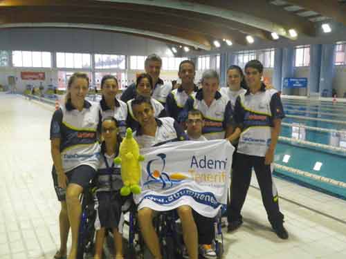 EL ADEMI TENERIFE SE LLEVA A CASA 14 MEDALLAS DEL XLV CAMPEONATO DE ESPA&Ntilde;A DE NATACI&Oacute;N ADAPTADA