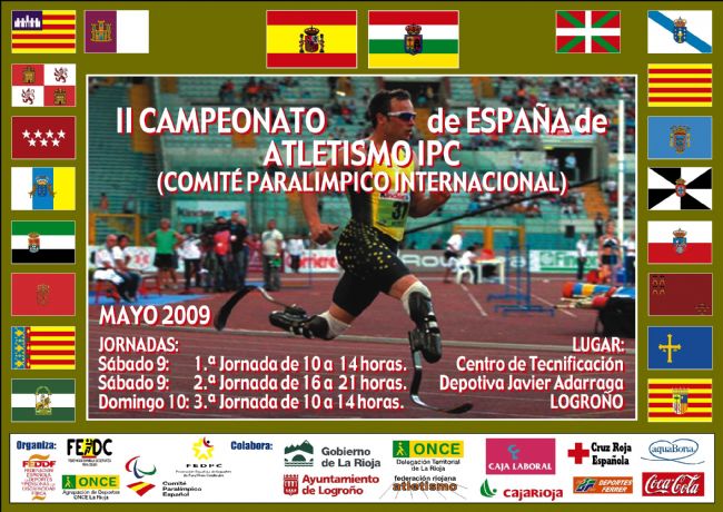 ACTO DE PRESENTACI&Oacute;N DE LOS XXXIX CAMPEONATOS DE ATLETISMO PARA PERSONAS CON DISCAPACIDAD F&Iacute;SICA Y EL II CAMPEONATO DE ATLETISMO CPE