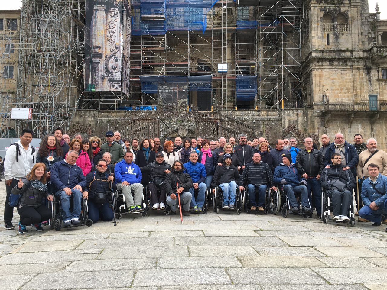 Medio centenar de peregrinos se dieron cita en la excursi&oacute;n del camino de Santiago FREMAP-FEDDF