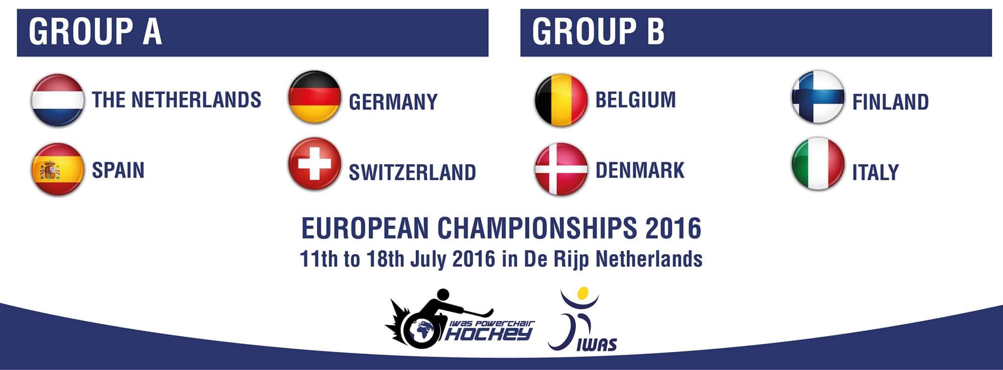 Ya se conocen los grupos del Europeo de H&oacute;ckey en Silla de Ruedas El&eacute;ctrica, donde participar&aacute; por primera vez Espa&ntilde;a