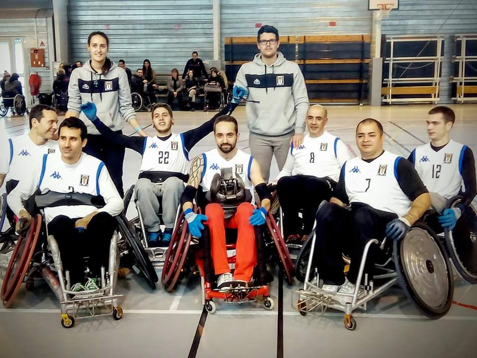 El equipo BUC de Quad Rugby se proclama campe&oacute;n del torneo internacional Wheelchair Rugby de Toulouse