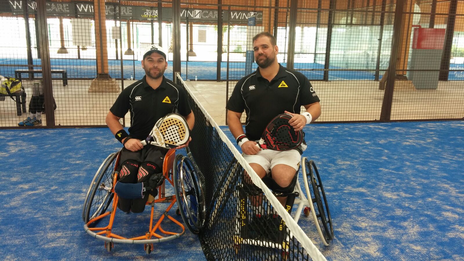 El jugador de Zuzenak I&ntilde;aki Gand&iacute;a y Ryan Jim&eacute;nez, se proclaman vencedores, contra todo pr&oacute;nostico de la I Edici&oacute;n del Ciudad de Valencia de p&aacute;del en silla 