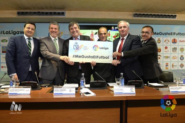 El CSD y LaLiga firman el convenio que repartir&aacute; seis millones de euros entre el deporte federado