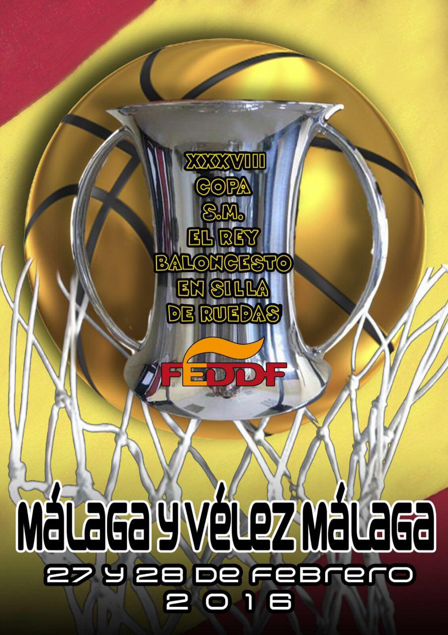 M&aacute;laga y V&eacute;lez M&aacute;laga ser&aacute;n las sedes de la XXXVIII Copa de S.M El Rey de Baloncesto en Silla de Ruedas