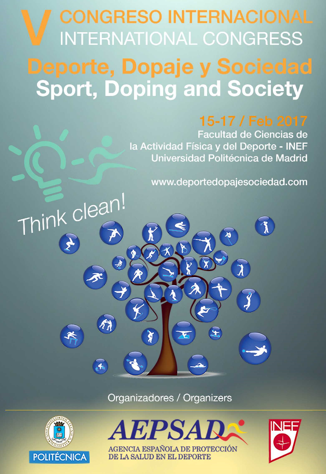 El V Congreso Internacional Deporte, Dopaje y Sociedad analizar&aacute; las causas que inciden en el dopaje 