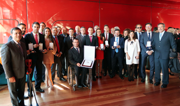 Los deportistas y patrocinadores Paral&iacute;mpicos recogen sus medallas de la Real Orden del M&eacute;rito Deportivo