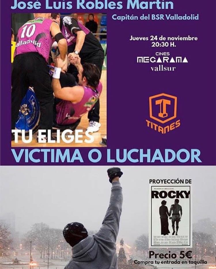 Jos&eacute; Luis Robles y Rocky Balboa, la voluntad en la ficci&oacute;n hecha realidad